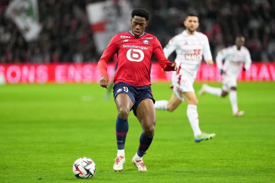 国际足球联赛中锋破门造成惊艳